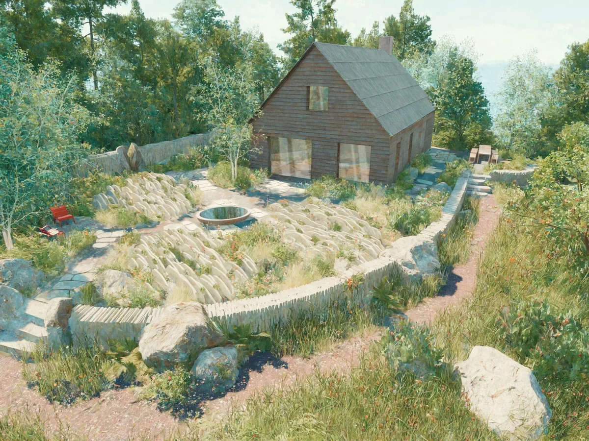 A concept design by Harris Bugg Studio for a crevice rock garden in Scotland. A concept design by Harris Bugg Studio for a crevice rock garden in Scotland.