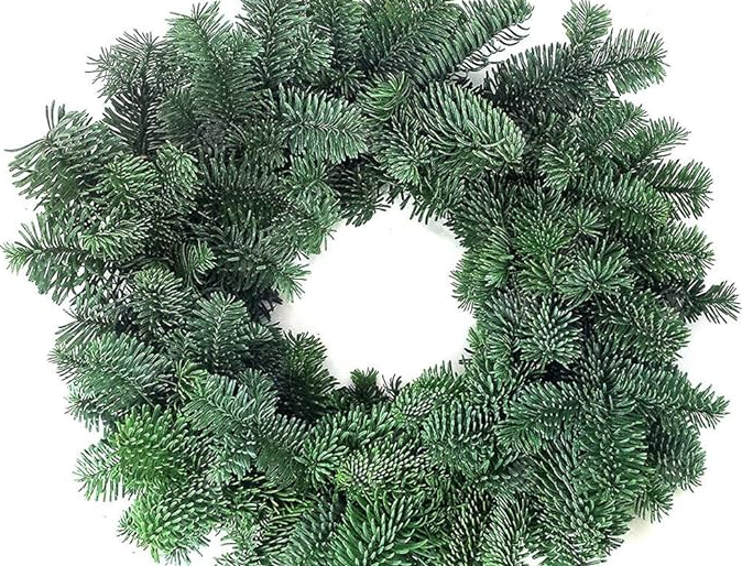 Real noble fir wreath 