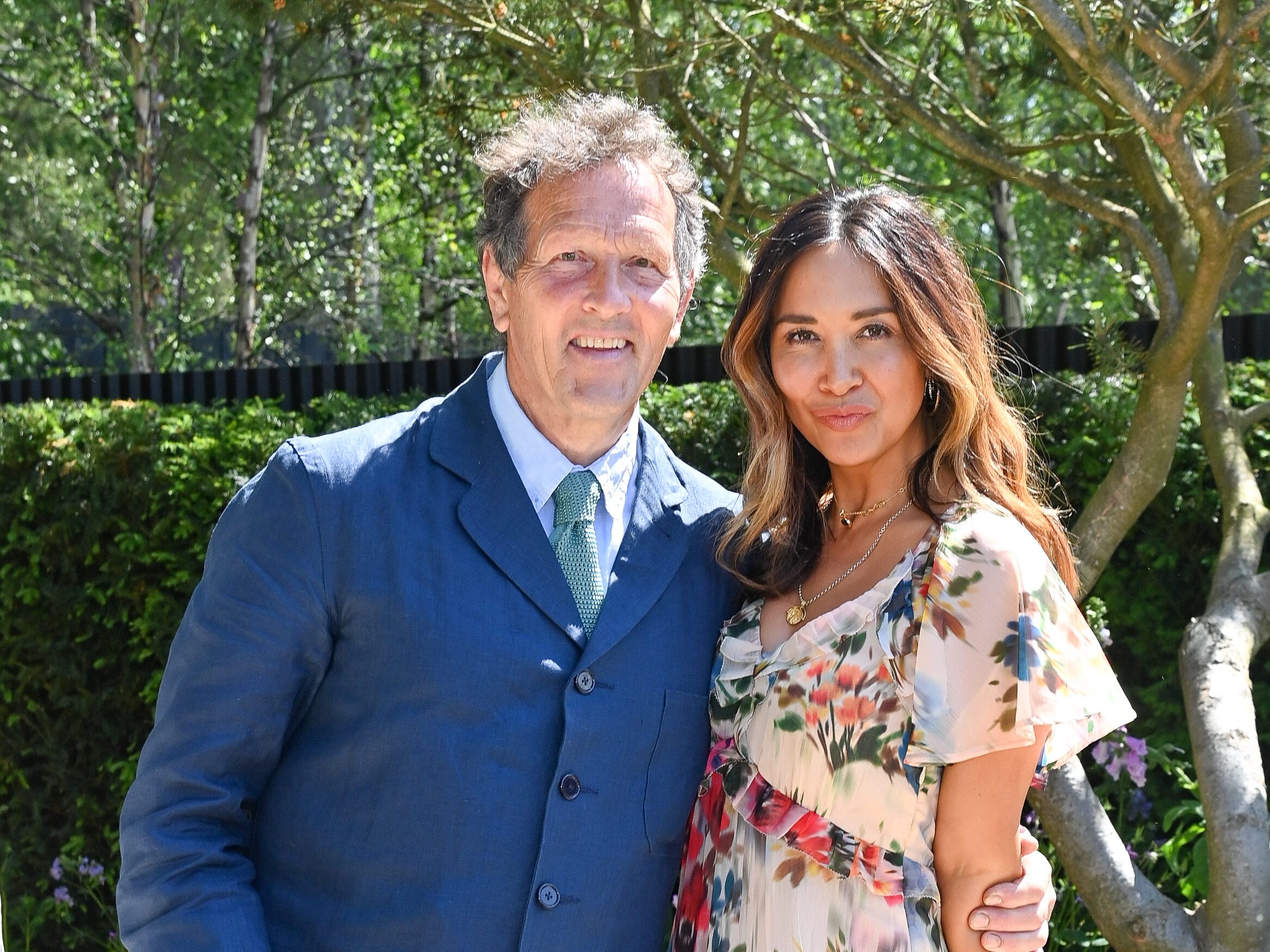 Monty Don and Myleene Klass attend the Stroke Association's Garden for Recovery at RHS Chelsea Flower Show