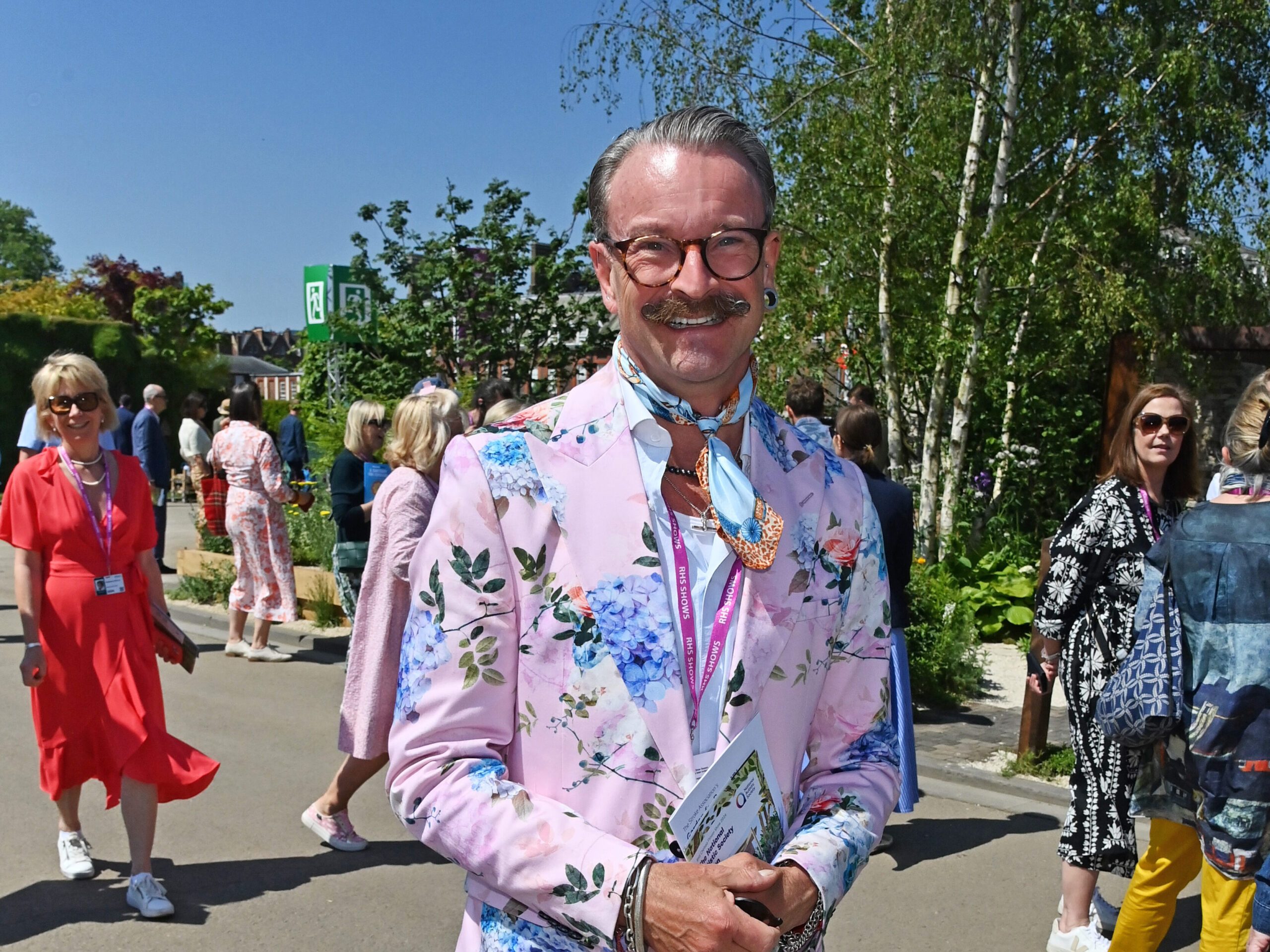 Simon Lycett attends the Killik & Co 'Money Doesn't Grow On Trees' Garden at the RHS Chelsea Flower Show