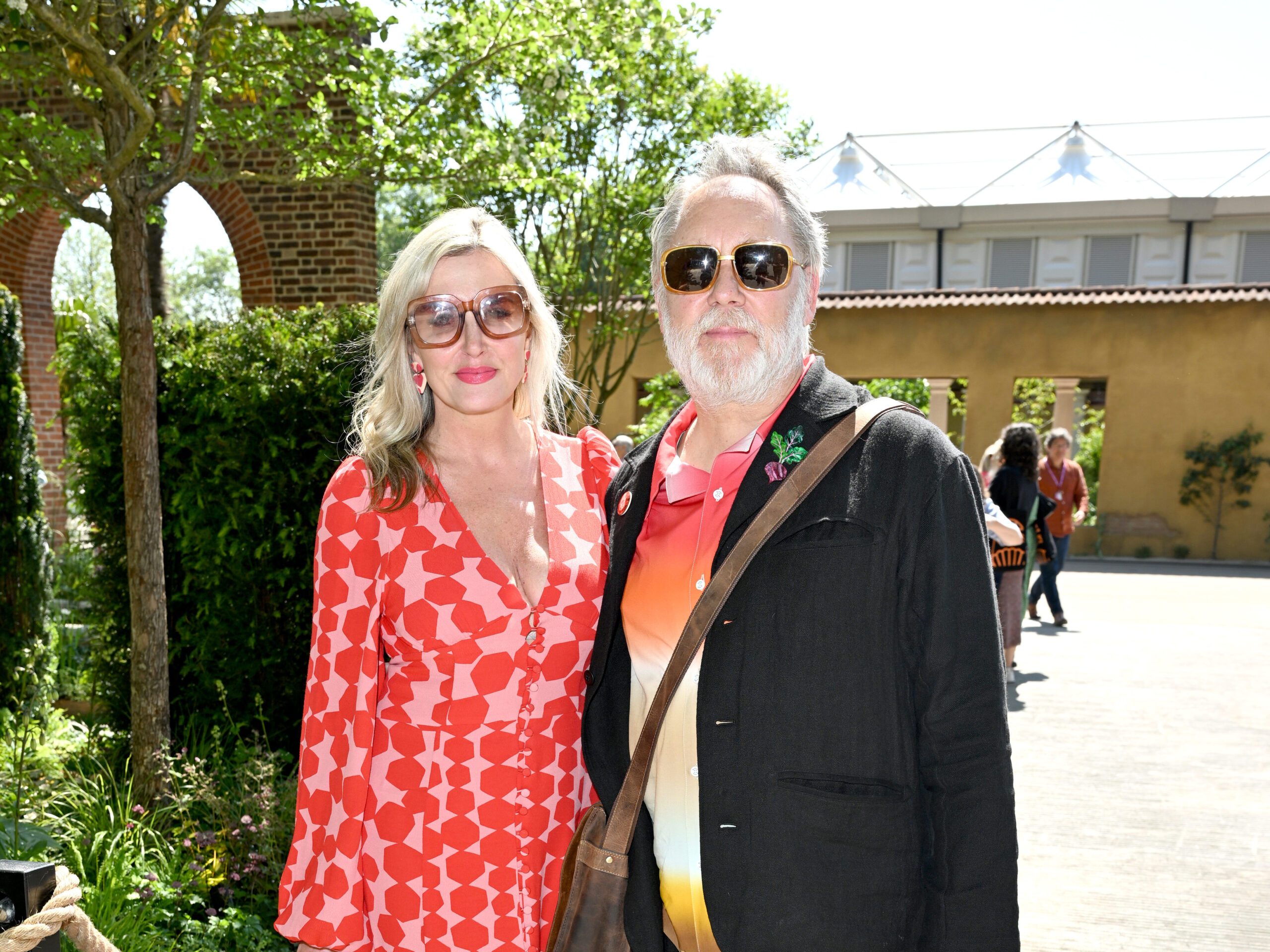 Nancy Sorrell and Vic Reeves at the RHS Chelsea Flower Show