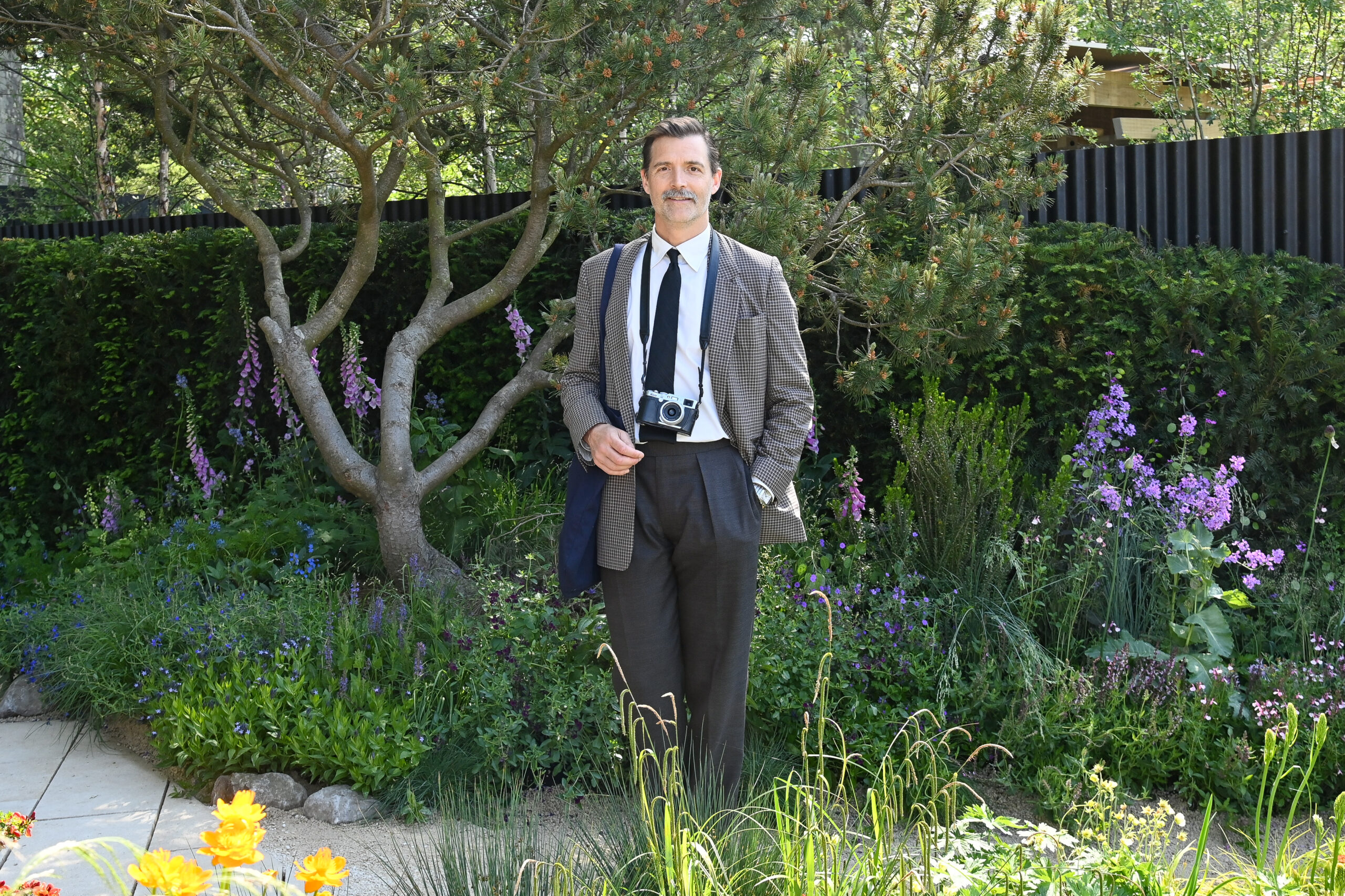 Patrick Grant attends the Stroke Association's Garden for Recovery at RHS Chelsea Flower Show