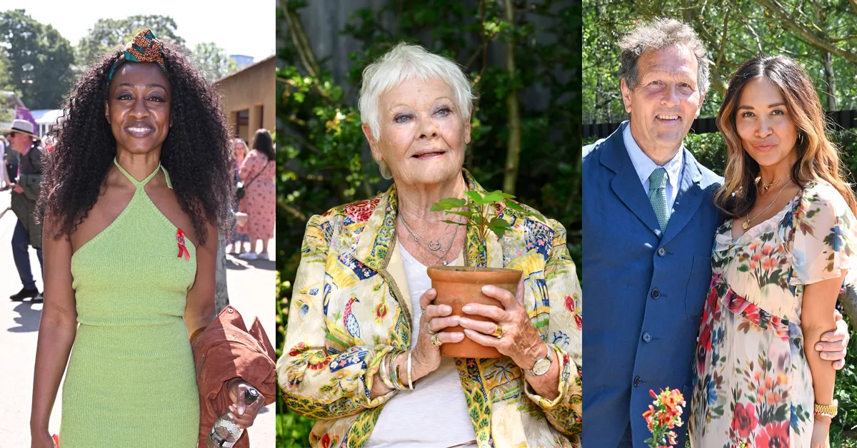 Beverley Knight, Judi Dench and Monty Don and Myleene Klass at the RHS Chelsea Flower Show 2024 Beverley Knight, Judi Dench and Monty Don and Myleene Klass at the RHS Chelsea Flower Show 2024