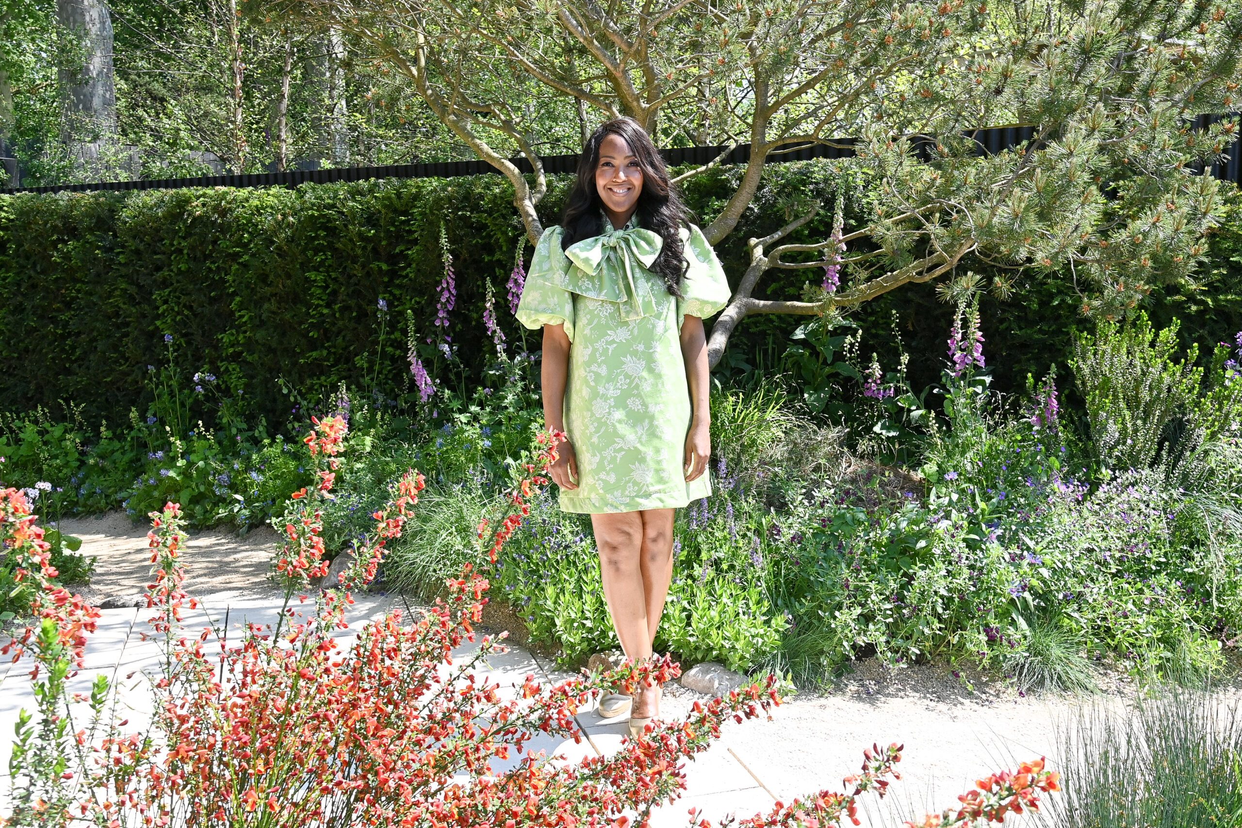 Angellica Bell attends the Stroke Association's Garden for Recovery at RHS Chelsea Flower Show