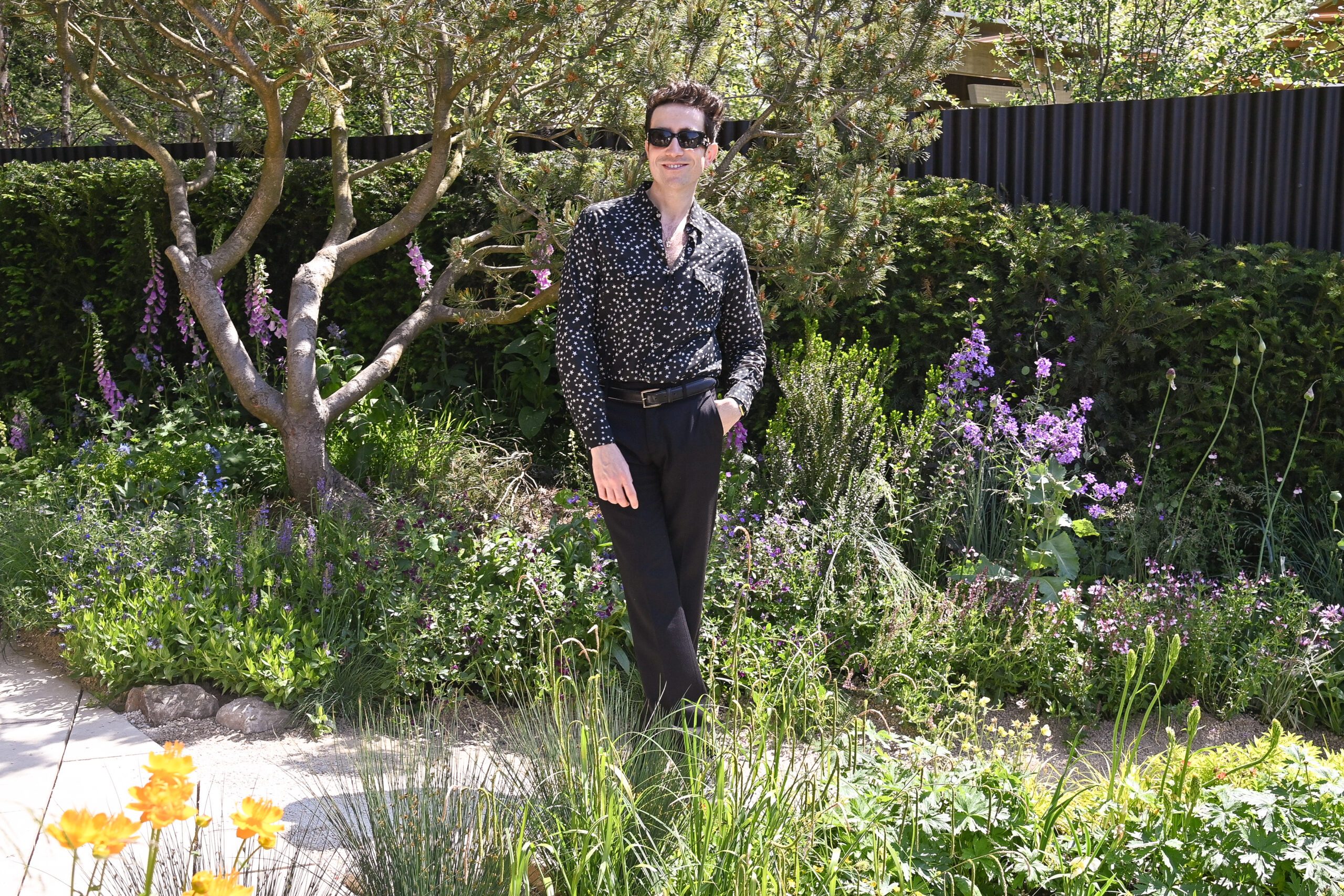 Nick Grimshaw attends the Stroke Association's Garden for Recovery at RHS Chelsea Flower Show