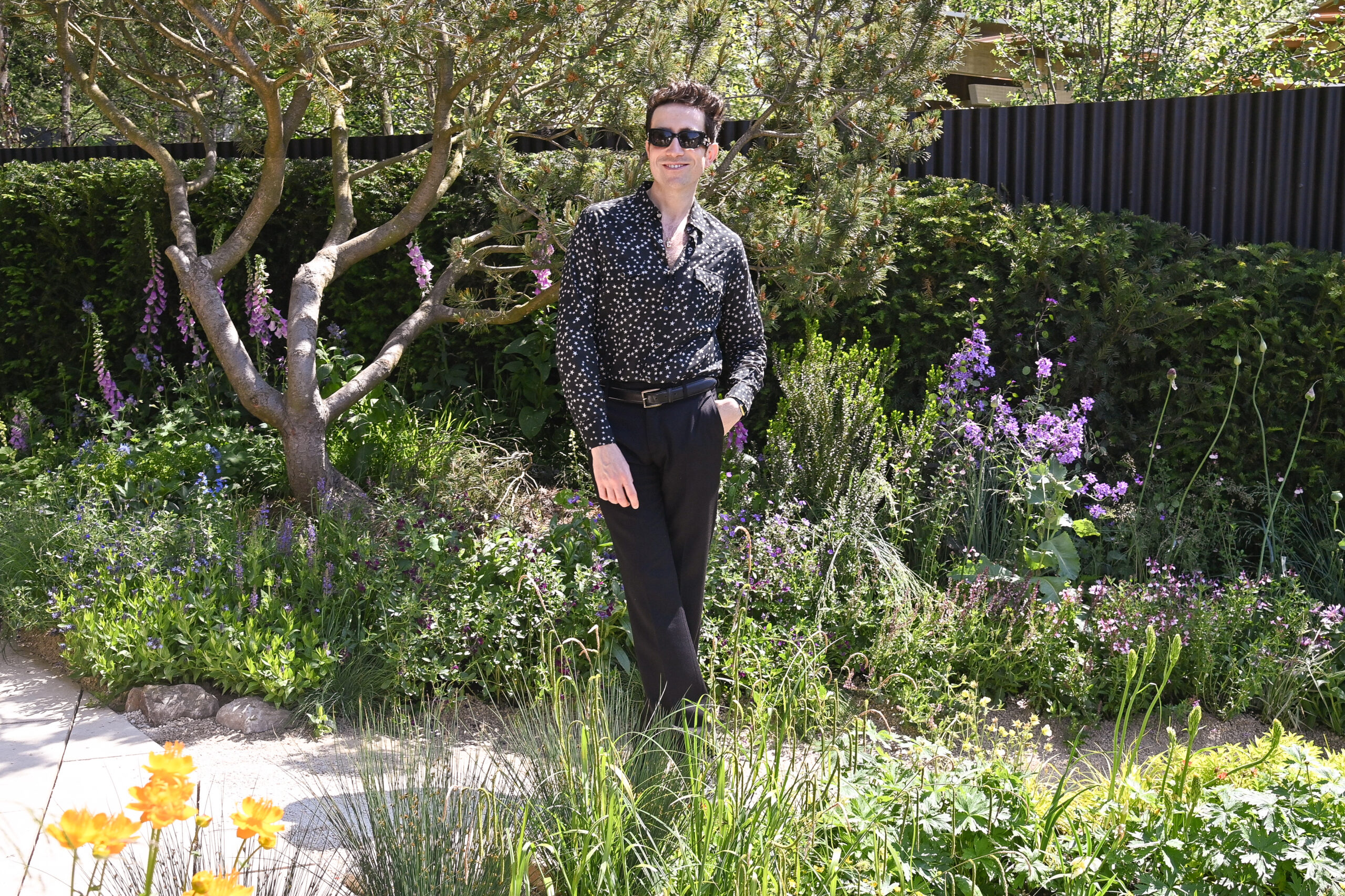 Nick Grimshaw attends the Stroke Association's Garden for Recovery at RHS Chelsea Flower Show