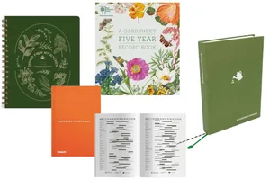 A selection of garden planners A selection of garden planners