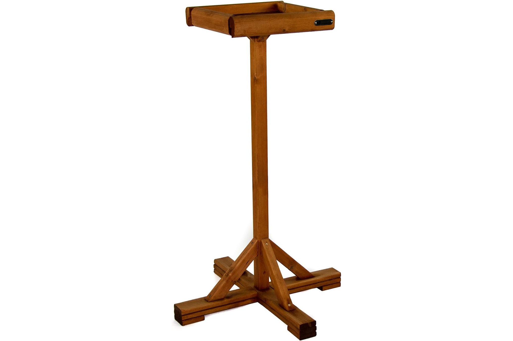 Riverside Woodcraft Open Bird Table Large With Anti Bacteria Coating on a white background