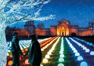 Blenheim Palace Christmas light show Blenheim Palace Christmas light show