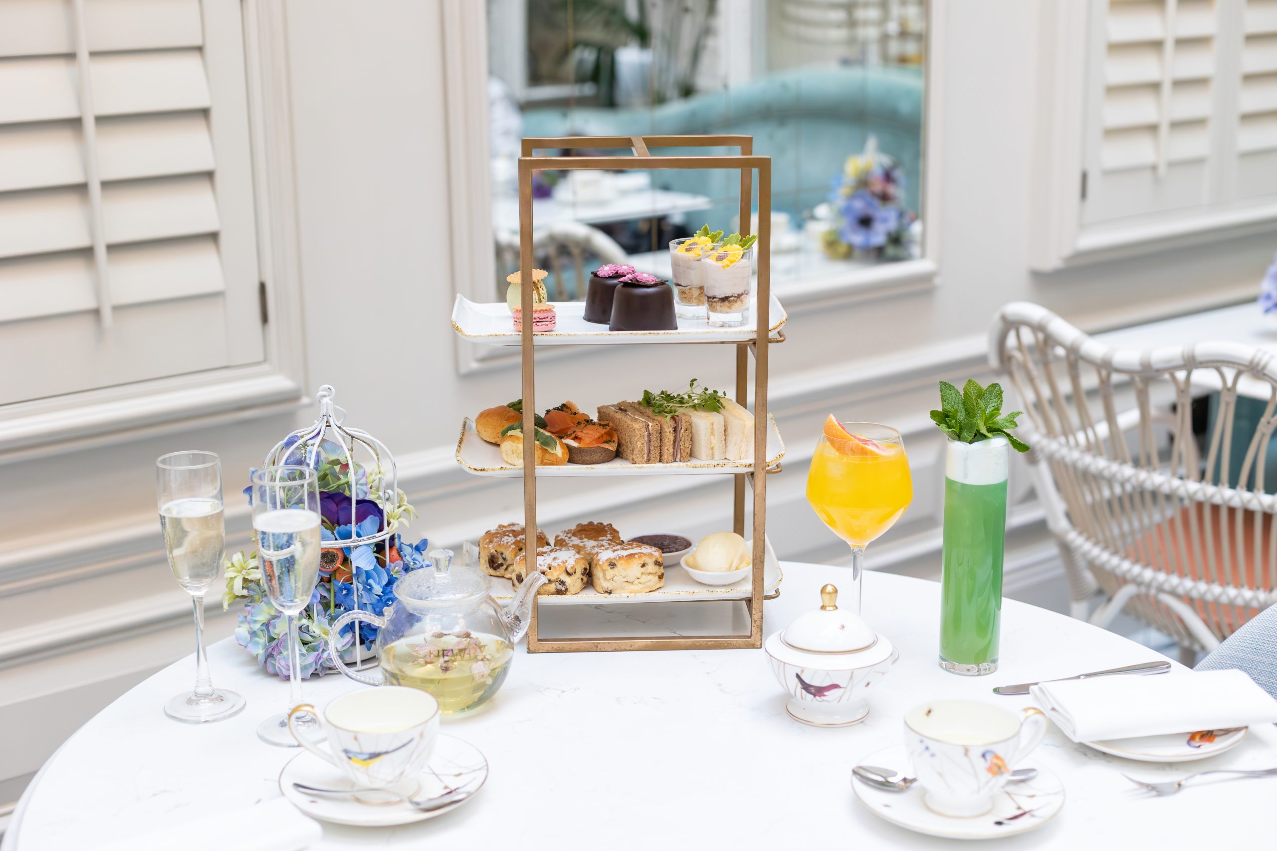 Botanica afternoon tea at 100 Queen's Gate Hotel