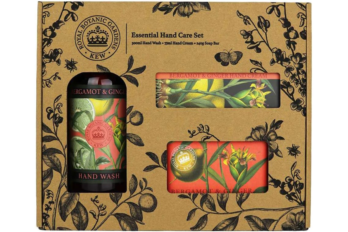 Royal Botanic Gardens Kew Essential Hand Care Set Bergamot & Ginger