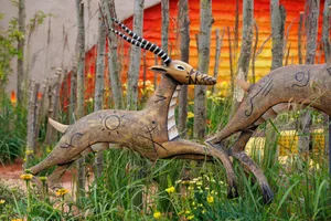 The Lion King Anniversary Garden designed by Juliet Sergeant, sponsored by Disney's The Lion King. The Lion King Anniversary Garden designed by Juliet Sergeant, sponsored by Disney's The Lion King. RHS Hampton Court Palace Garden Festival 2024.
