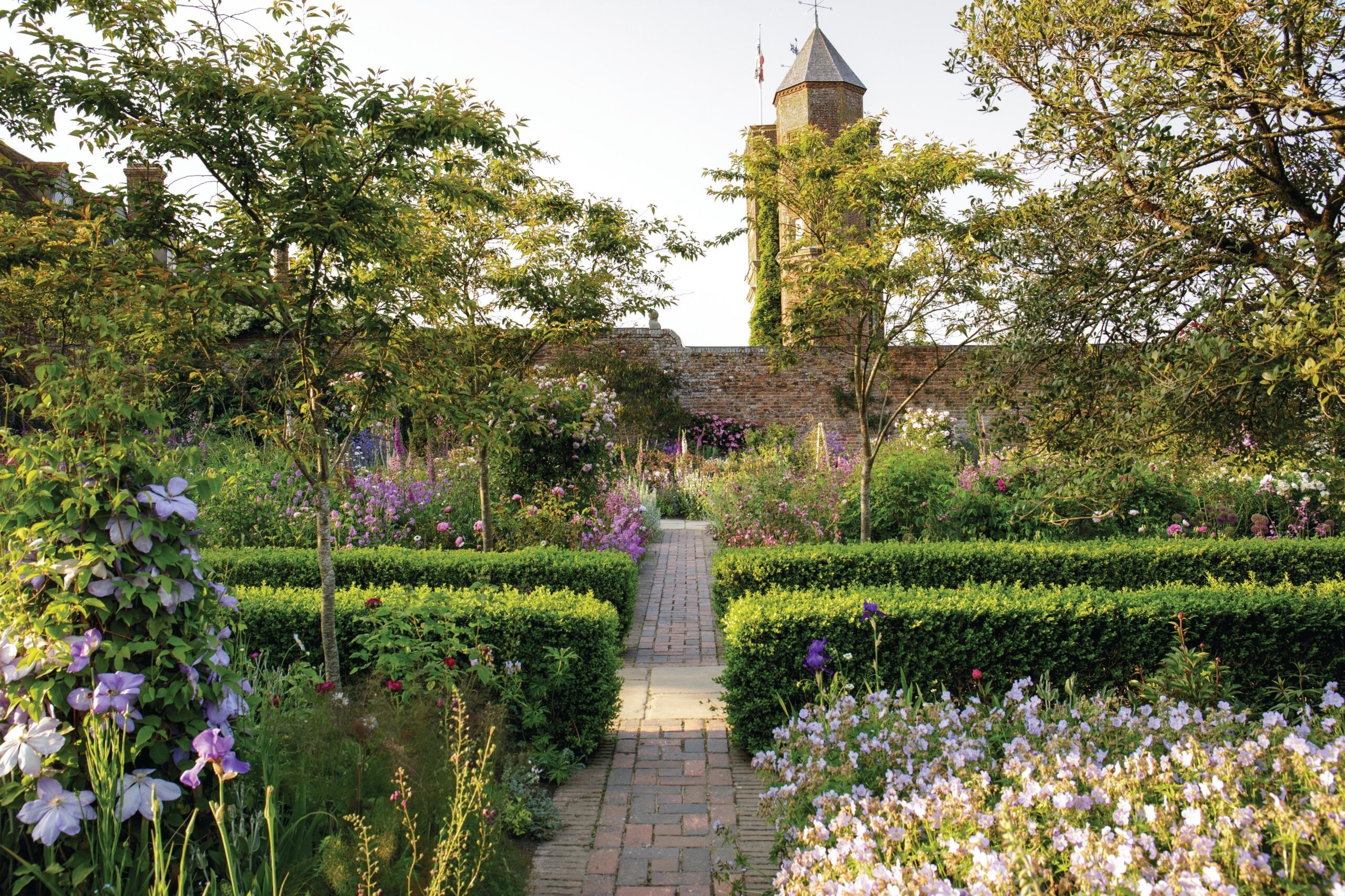 The walled Rose Garden, in what was originally Vita and Harold’s vegetable garden