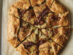 Potato pancetta and Taleggio galette Potato pancetta and Taleggio galette