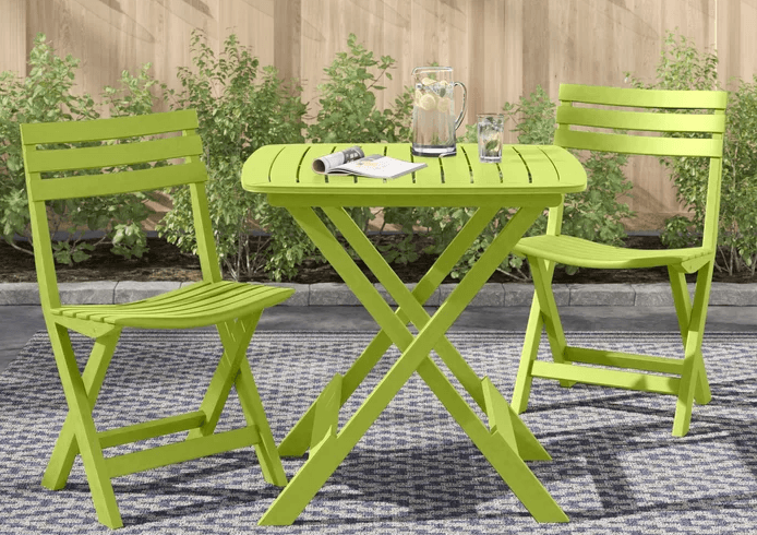 Dining table and chairs