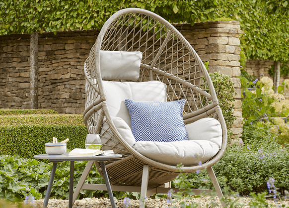Standing egg chair from Cox and Cox