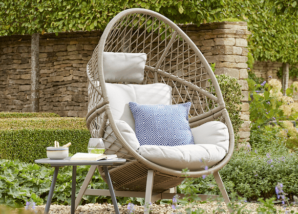 Standing egg chair from Cox and Cox