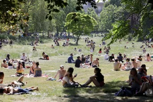 Monceau Park in Paris Monceau Park in Paris