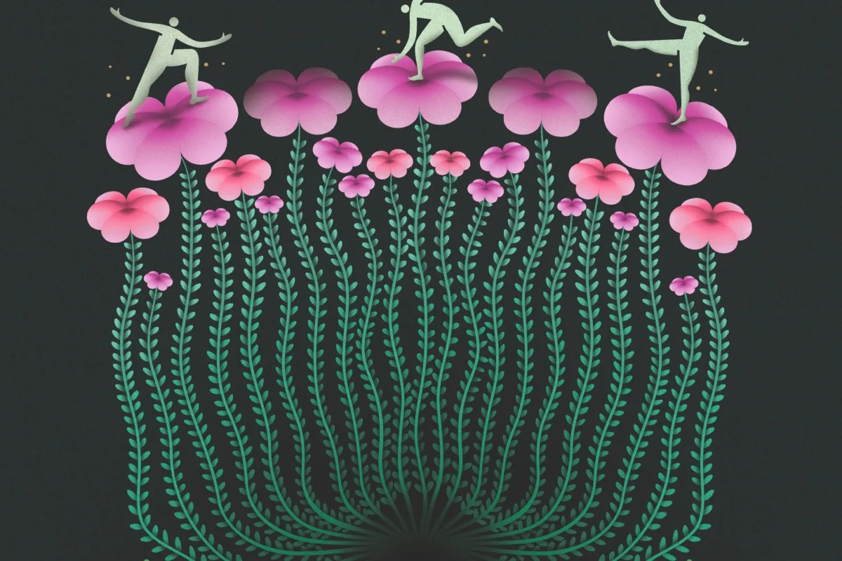 Gardening illustration winter Winter garden illustration