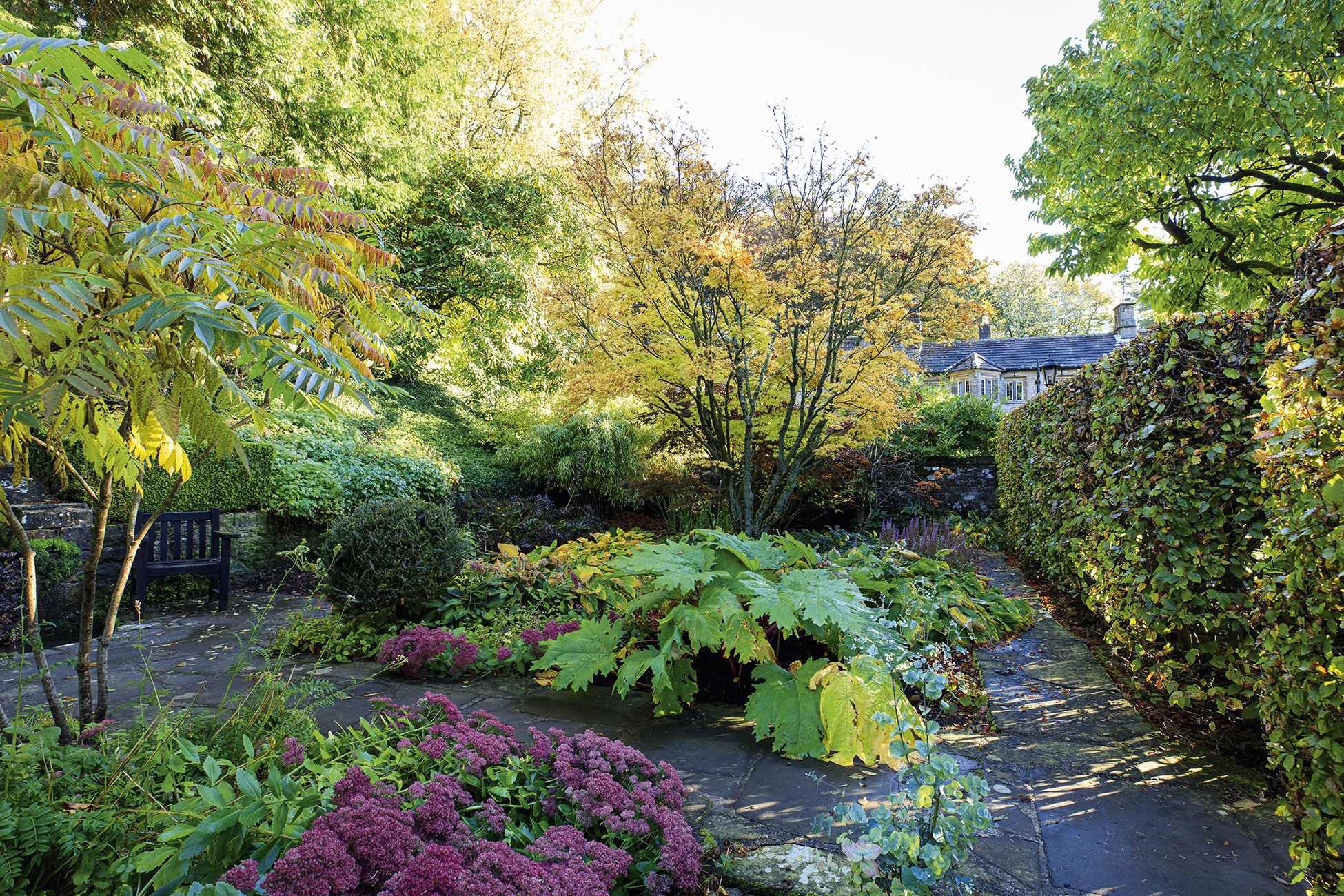 Chapel Garden at Parcevall Hall in North Yorkshire