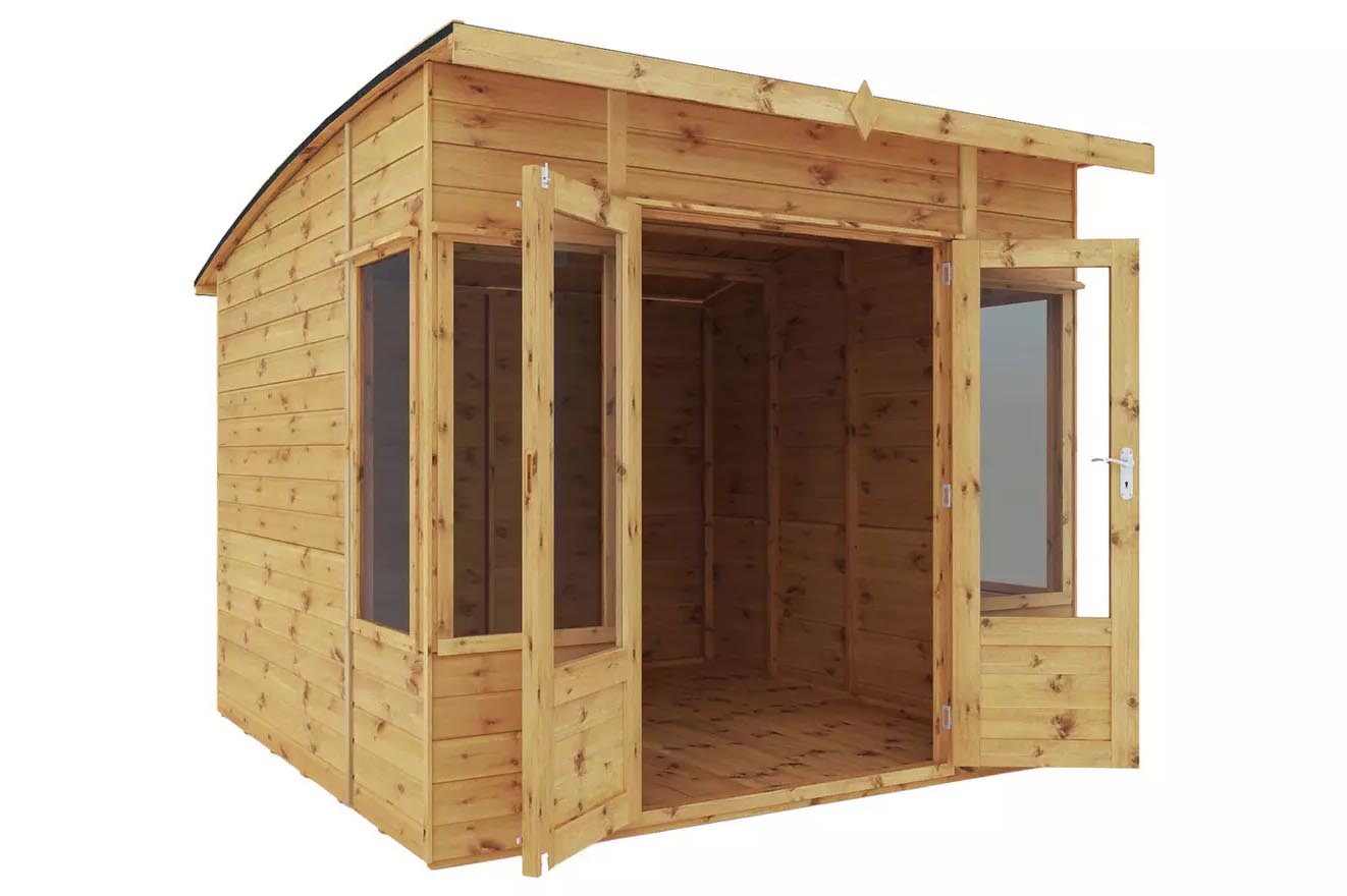Mercia Helios Summerhouse on a white background