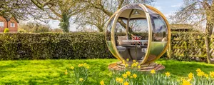 Ornate Garden Luxury Rotating Pod / Credit: ornategarden.com Ornate Garden Luxury Rotating Pod / Credit: ornategarden.com
