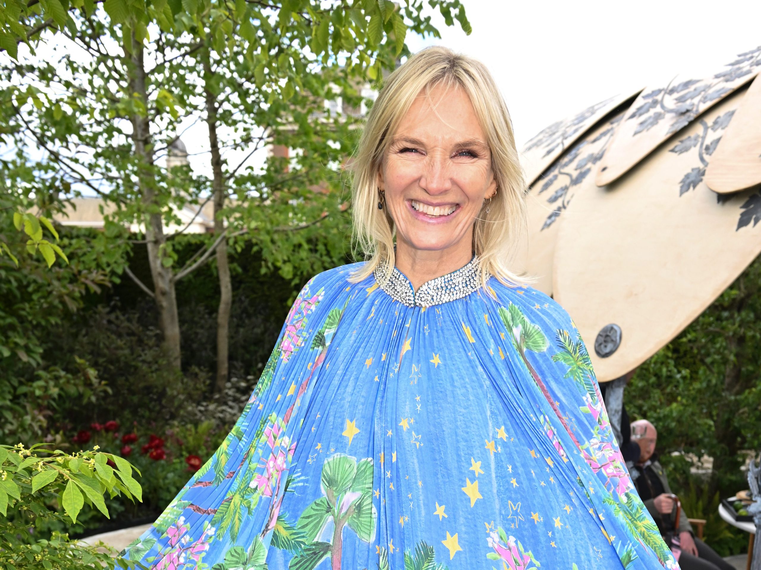 Jo Whiley attends The Boodles Garden designed by Catherine MacDonald of Landform Consultants at the RHS Chelsea Flower Show 2026 © Dave Benett/Getty Images for Boodles