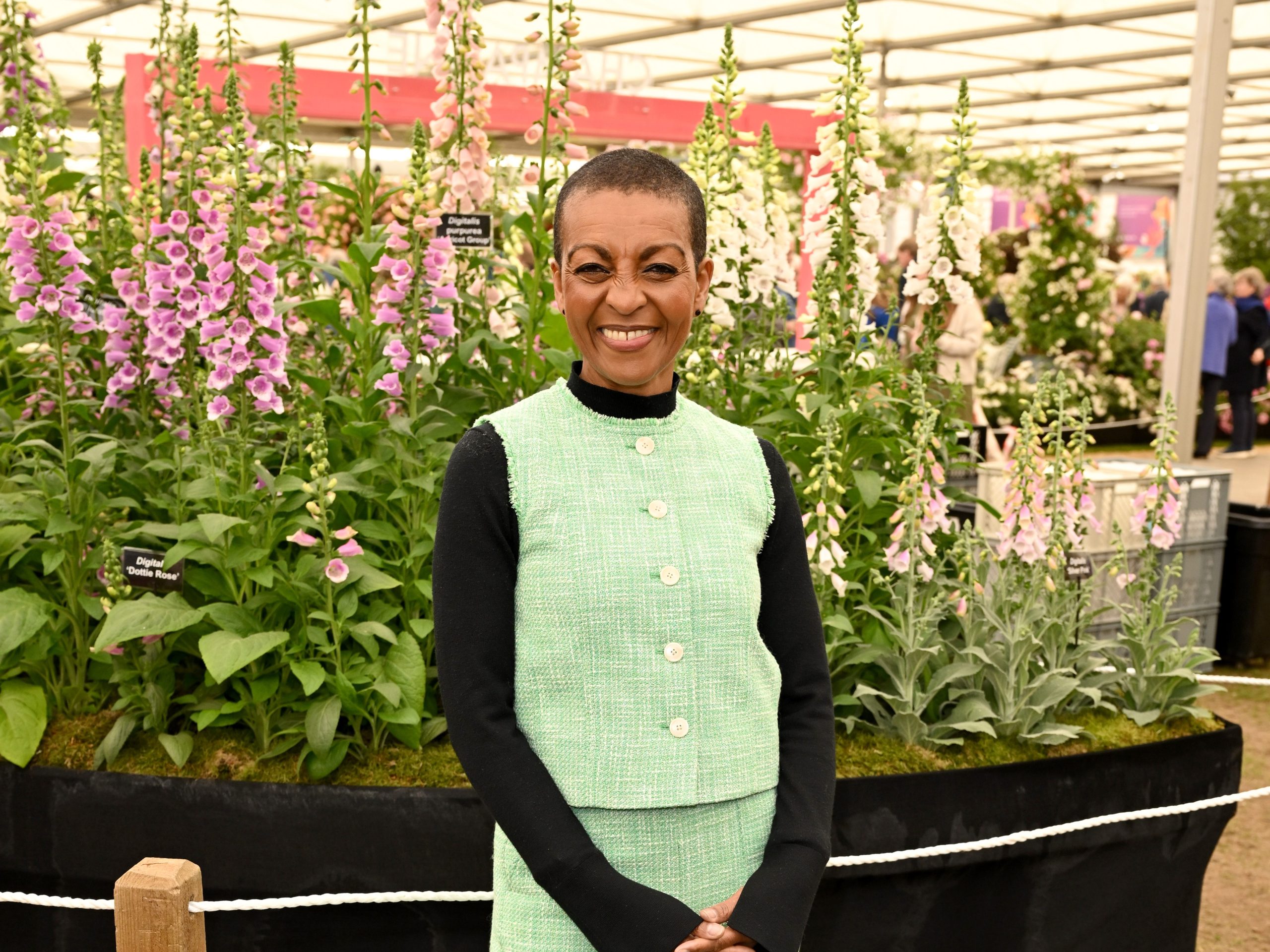 Adjoa Andoh attends the RHS Chelsea Flower Show 2026 © Jeff Spicer/Getty Images