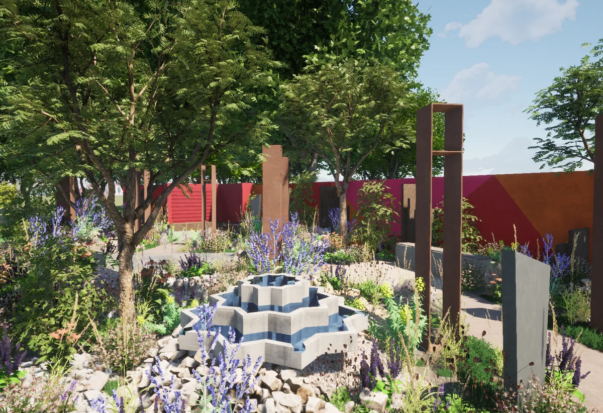 Repurposed garden at Chelsea 2024 Repurposed garden at Chelsea 2024