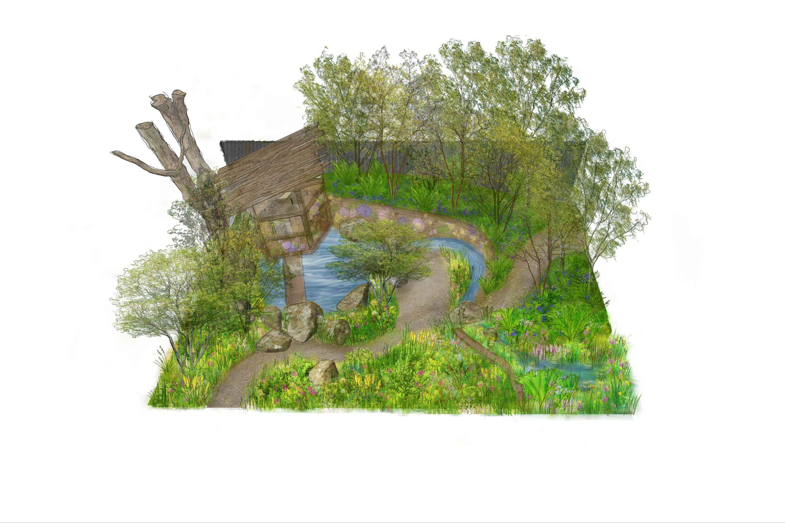 RHS No Adults Allowed Garden designed by Harry Holding