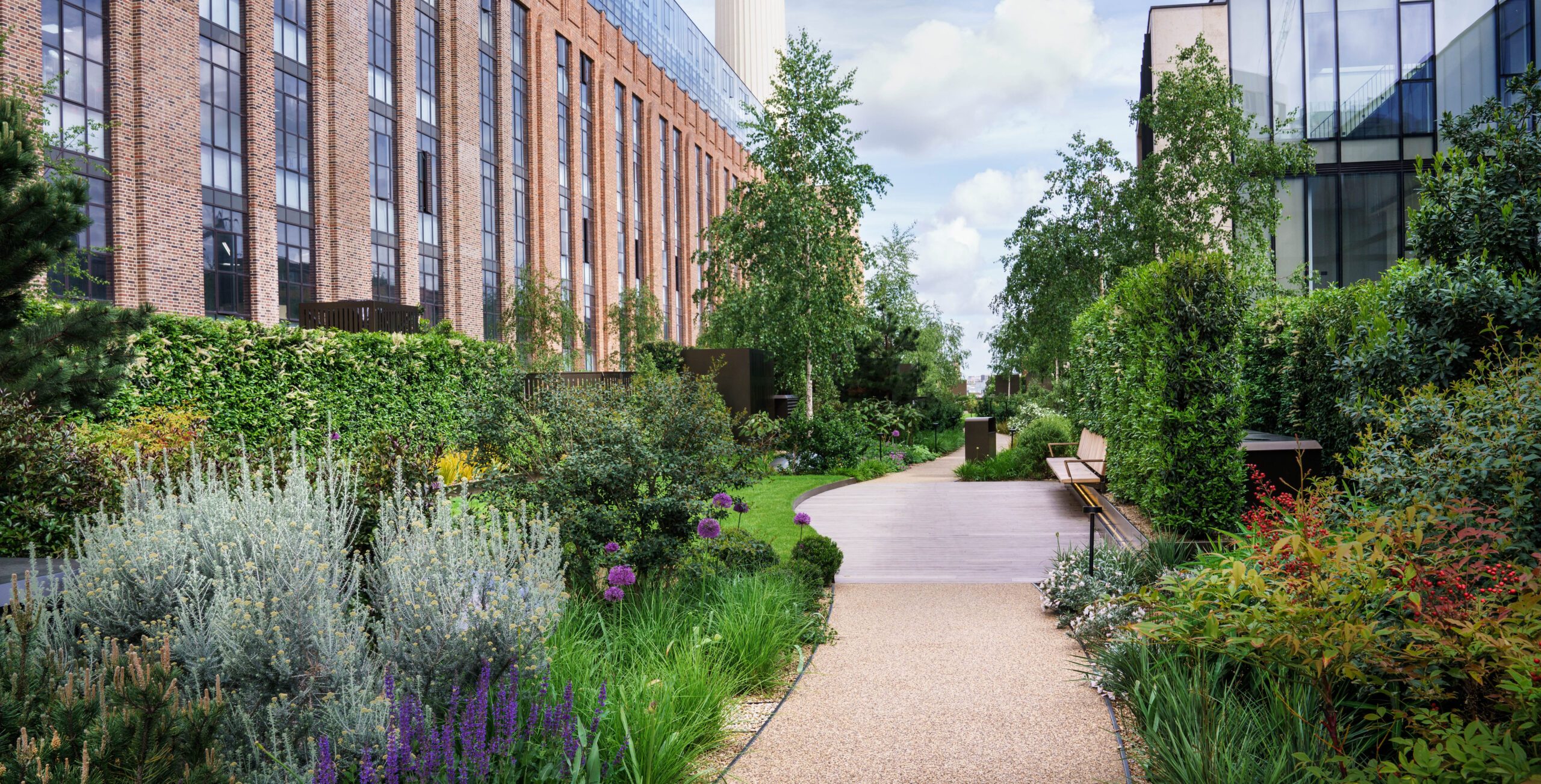 Battersea Power Station rooftop gardens designed by Andy Sturgeon
