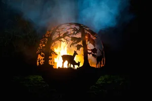The Fire Pit Company English country sculptural firepit The Fire Pit Company English country sculptural firepit