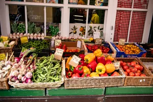 Vegetables on a stand Vegetables on a stand