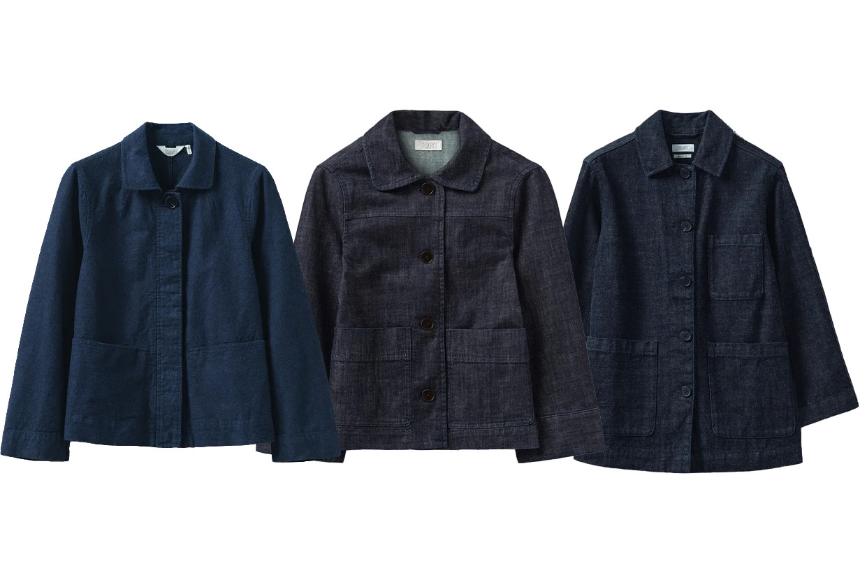 Toast jackets on a white background