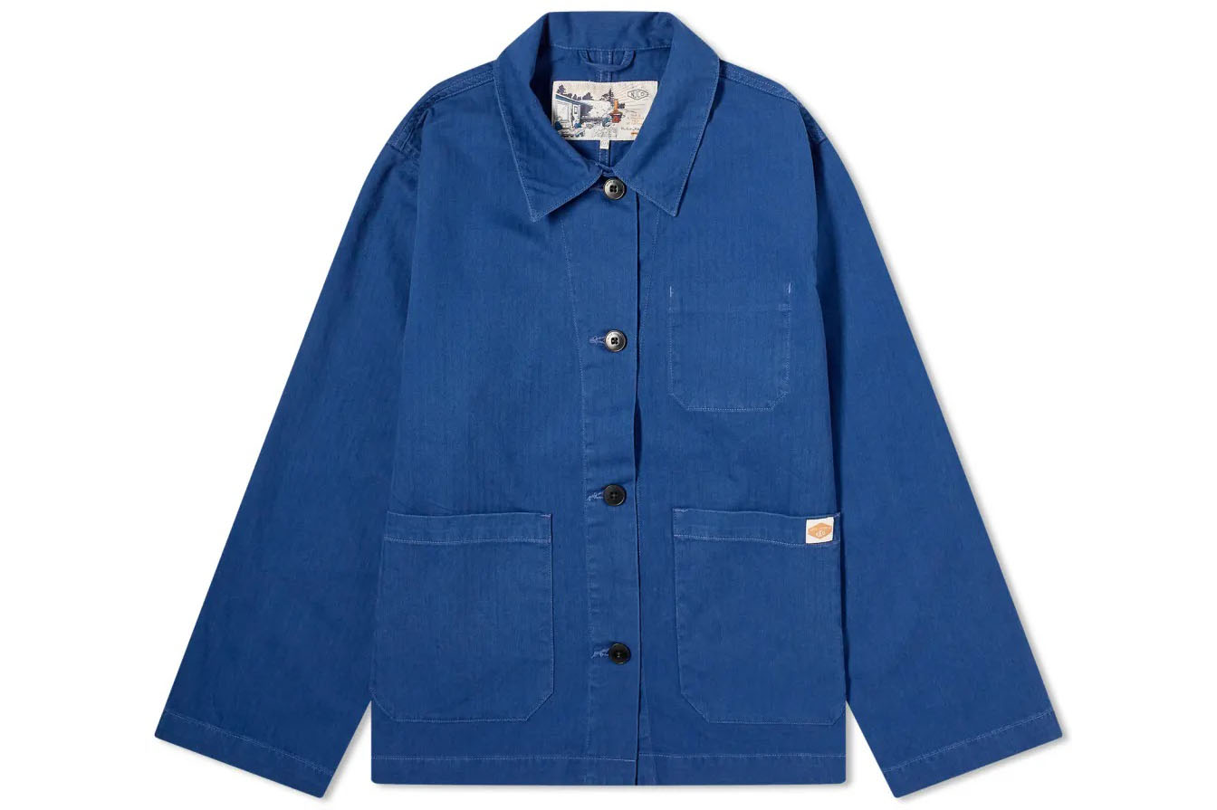Nudie Jeans Co Lovis Workwear Jacket on a white background