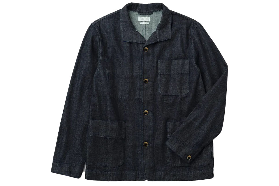 Monty Japanese Denim Jacket on a white background