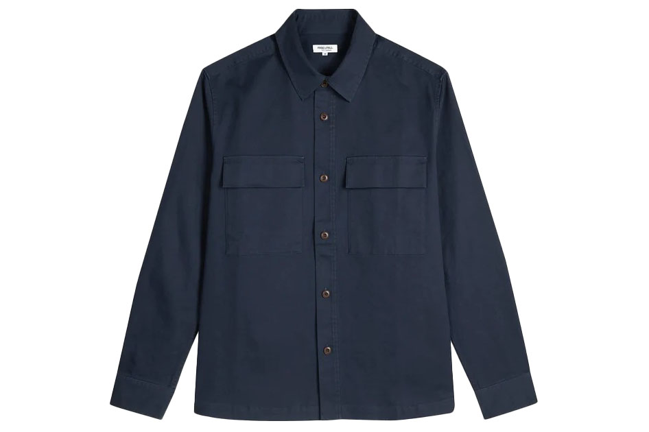 Heavyweight Cotton Overshirt on a white background