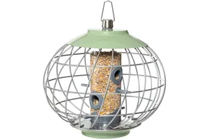 The Nuttery Squirrel-Proof Helix Seed Feeder The Nuttery Squirrel-Proof Helix Seed Feeder on a white background