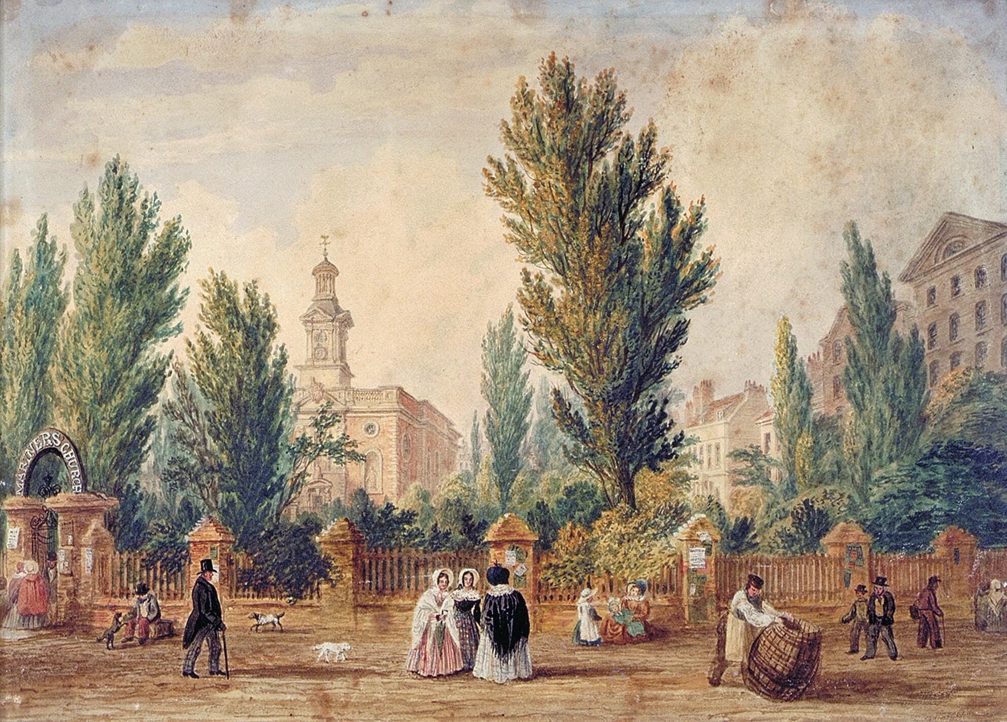 Lost Gardens of London uncovers some unfamiliar recreational sites such as the British and Foreign Sailors’ Church in Stepney