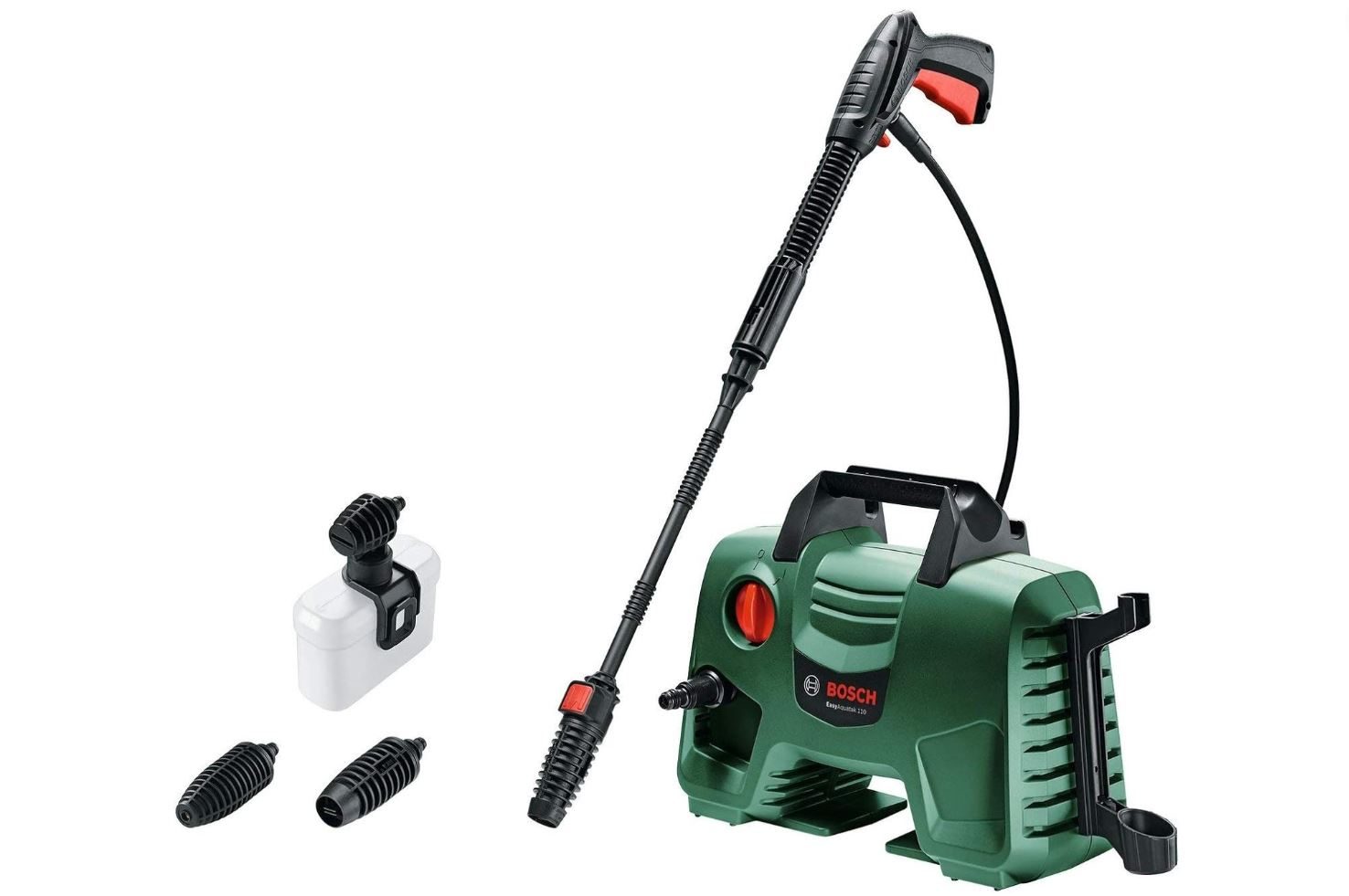 Bosch EasyAquatak 110 High Pressure Washer on a white background