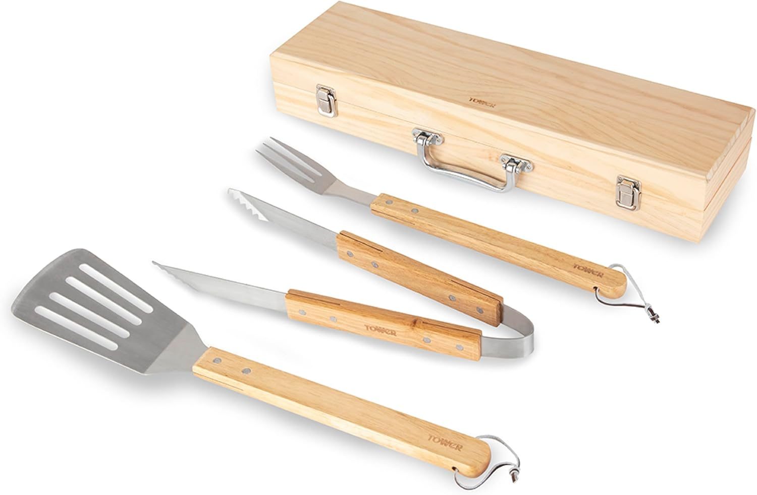 Tower T932005 BBQ 4 Piece Tool Set