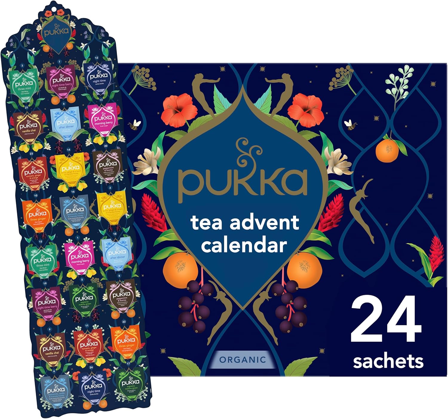 Pukka Herbs Advent Calendar on a white background