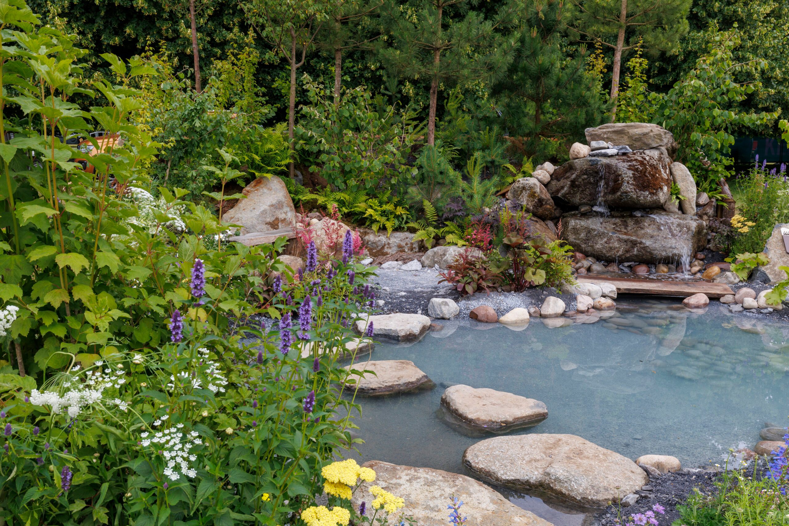 Oregon Garden designed by Sadie May Stowell at RHS Hampton Court Palace Garden Festival 2024