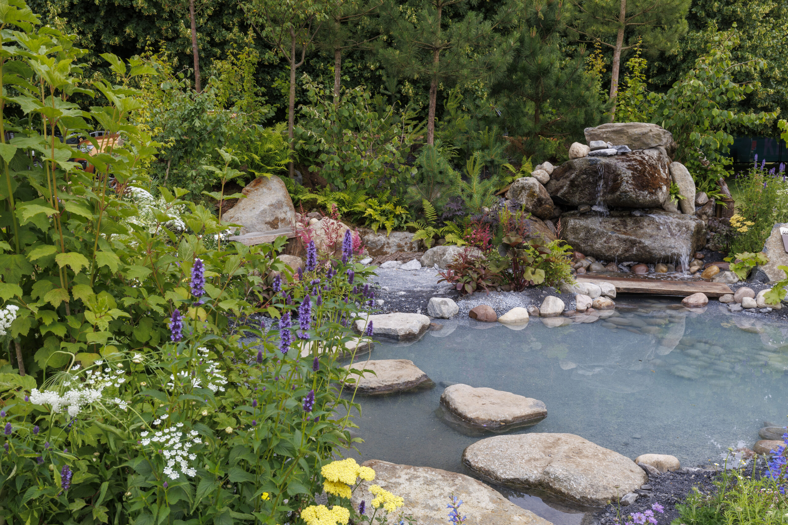 Oregon Garden designed by Sadie May Stowell at RHS Hampton Court Palace Garden Festival 2024