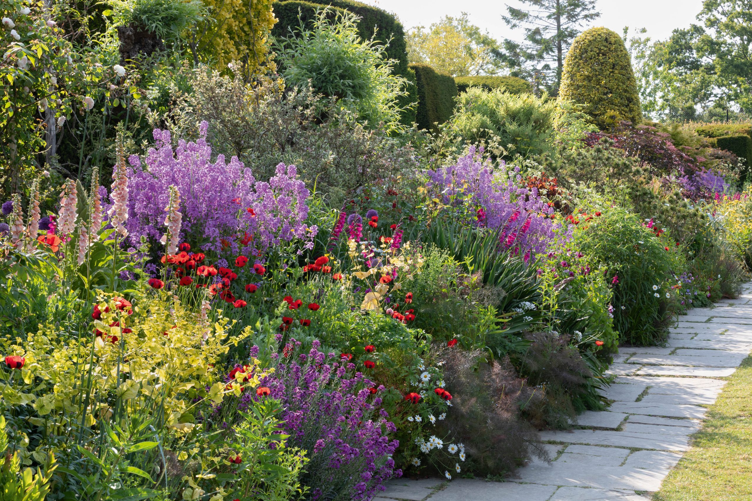 The long border at Great Dixter