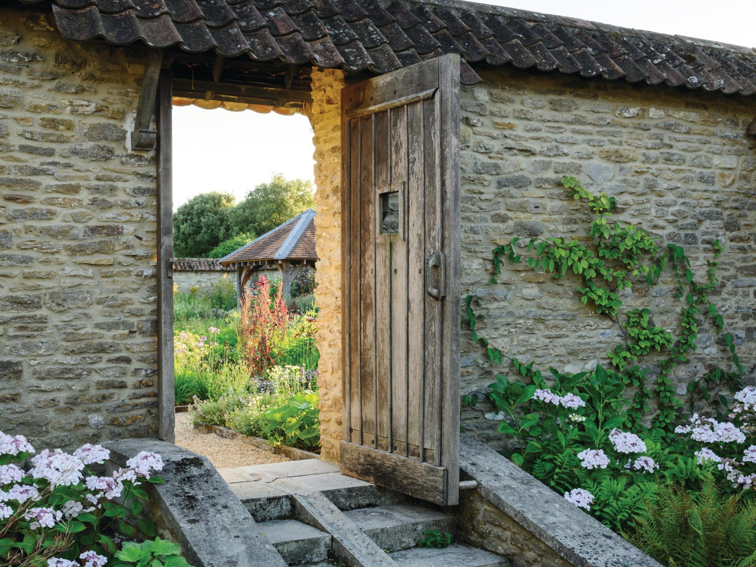 walled cut-flower garden