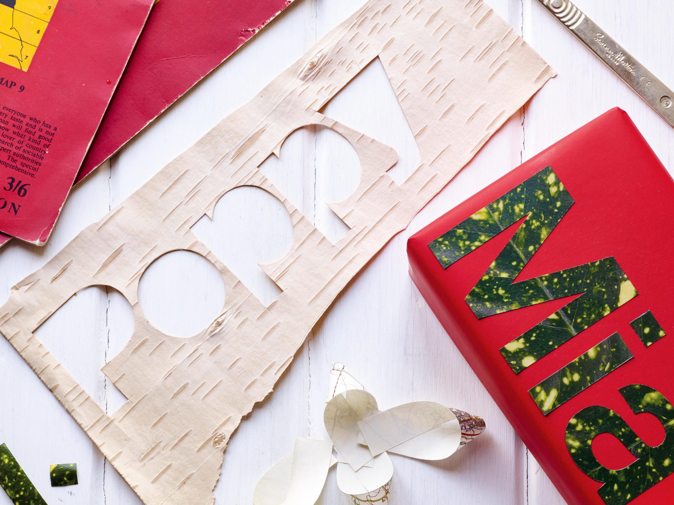 Easy natural wrapping paper