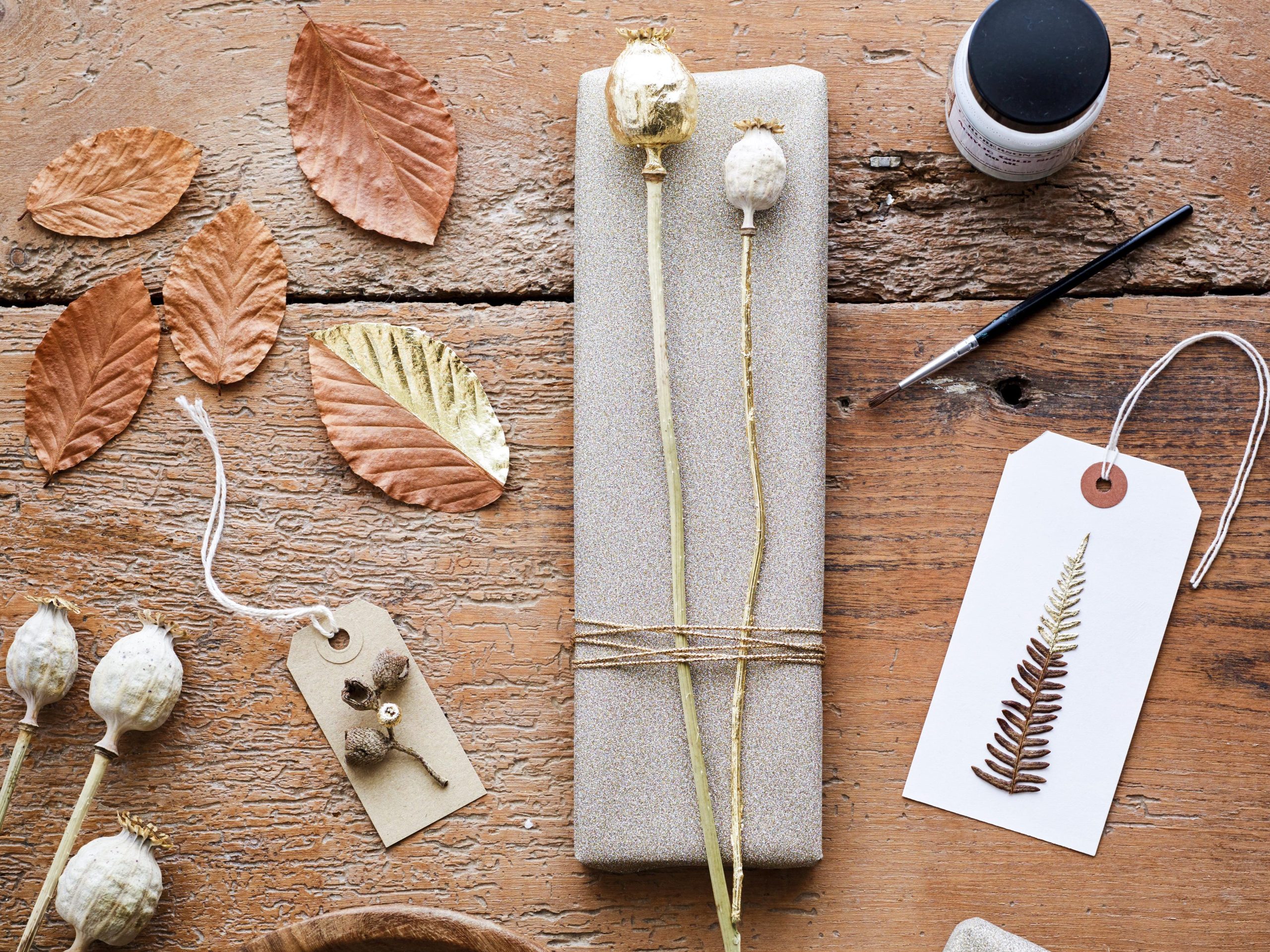 Easy natural wrapping paper