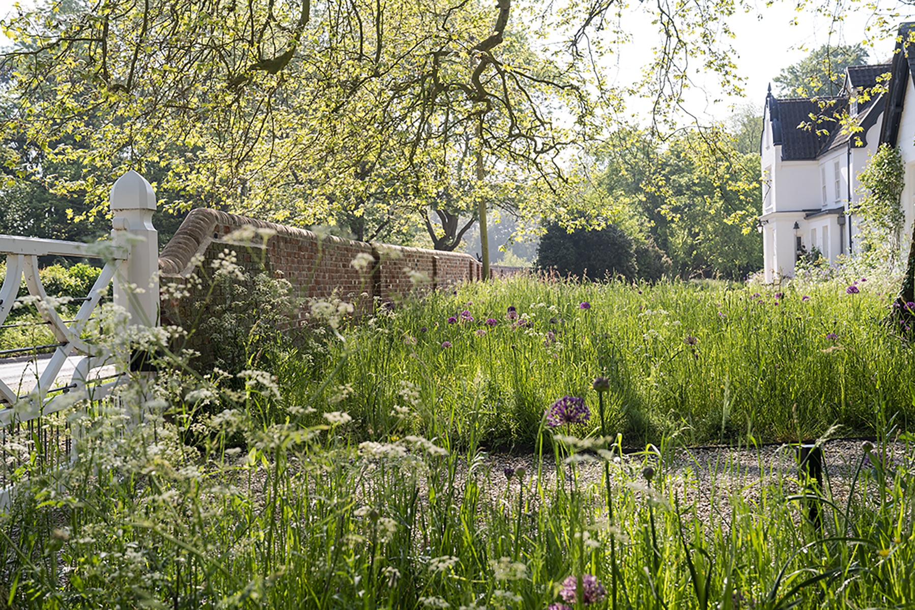 Jo Thompson's garden design at Justine Picradie’s garden, Starston Norfolk