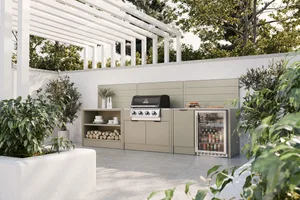 Hex Living Buckley Urban Hex Living Buckley Urban outdoor kitchen in a garden